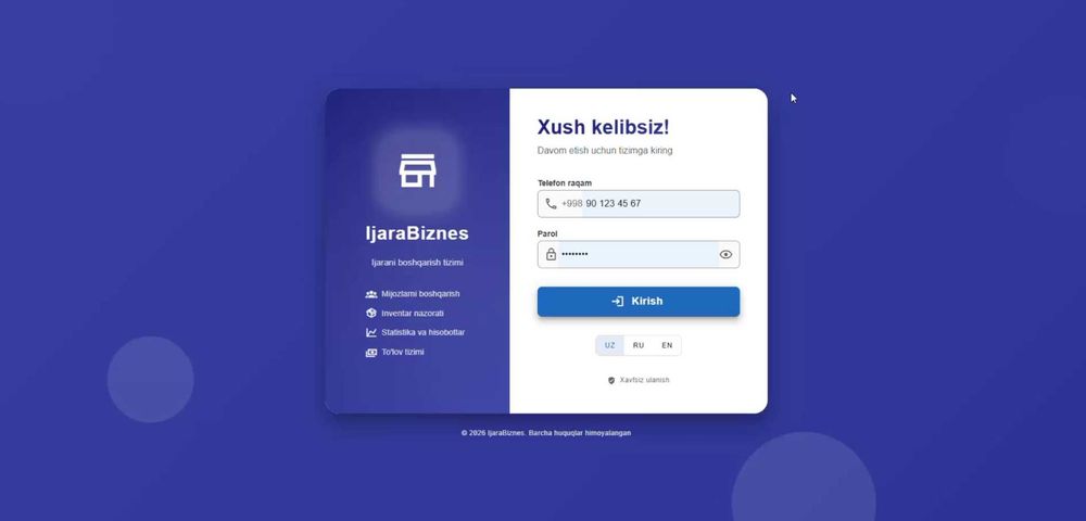 Dasturlash xizmati - sifatli, tez va hamyonbop
