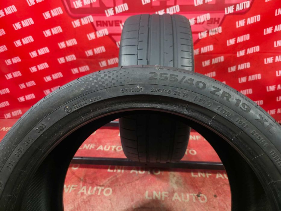 Anvelope de VARA - 255/40/19 - Continental 6 - 5.42 MM - DOT 2020 !