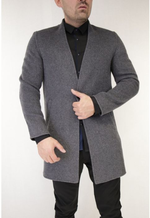 Пальто без воротников для мужчин