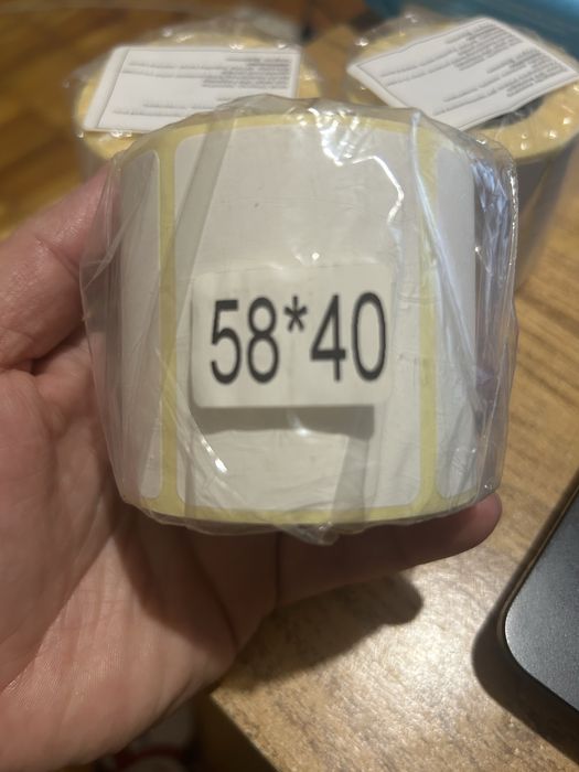 Termoetketka 58x40 mm — Xprinter XP-365B va boshqa printerlar uchun