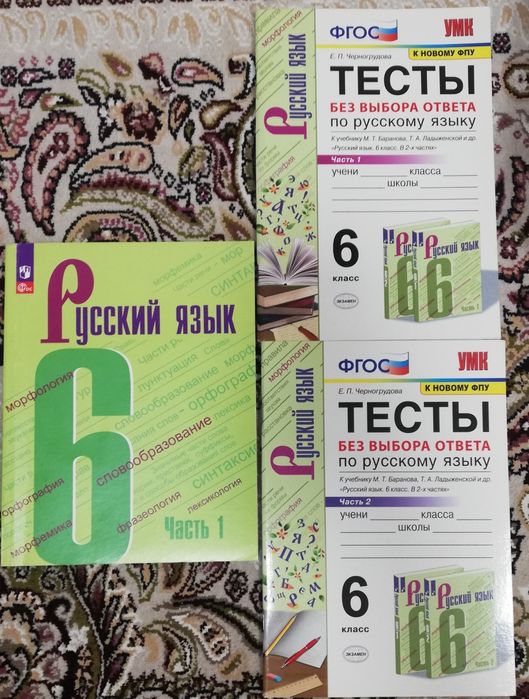 Русский язык. 6 класс. М.Т. Баранов, Т.А. Ладыженская. 2023 + тесты