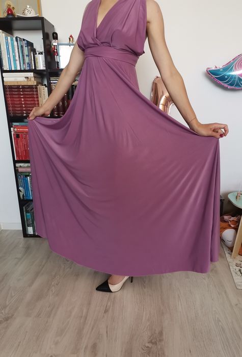 Rochie versatilă, violet