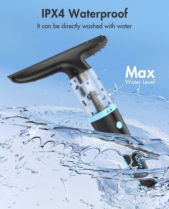 Aspirator de geamuri iDOO, fără fir