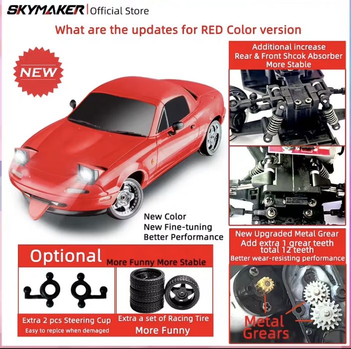 RC дрифт количка mazda mx-5