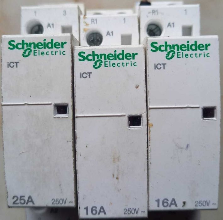 Sigurante electrice diferentiale,  Intrerupatoare , contactoare