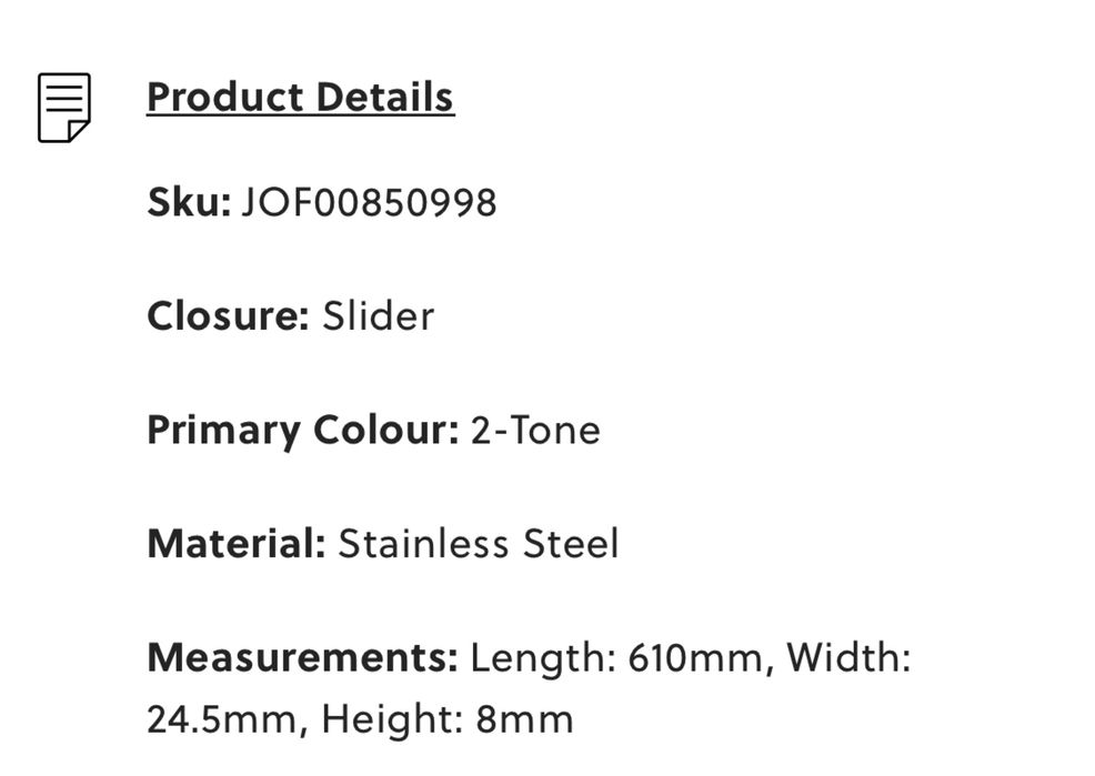 Колие Fossil, ново