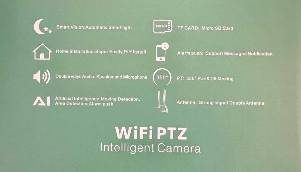 Camera Supraveghere P29 - 4G SIM - Wi-Fi - 5MP - PTZ - Exterior - Alb