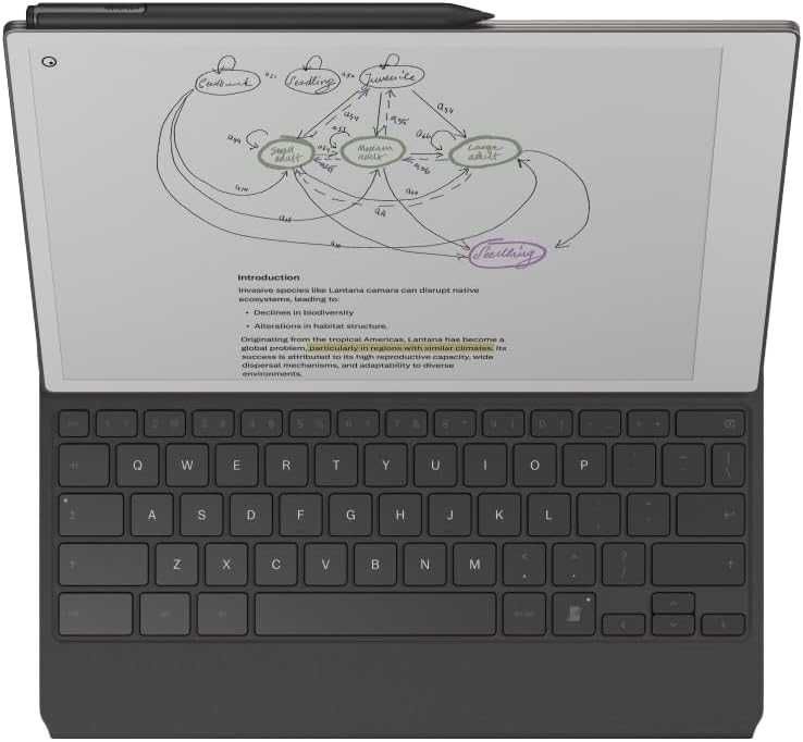 Оригинальный чехол клавиатура для Remarkable Paper Pro с подсветкой