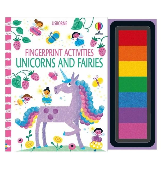 Carte Usborne Fingerprint - pictura cu degetele