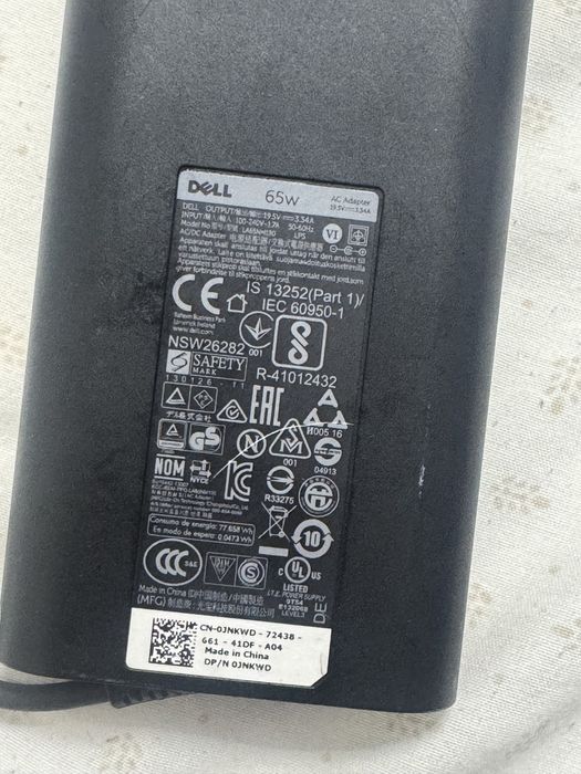 Incarcator Dell original LA65NM130 Mufa rotunda  65W