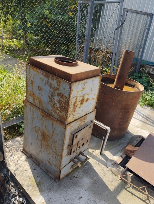 Продам печь на угле ,новая