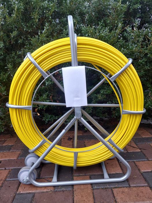 200m Tragator cabluri 8mm  sonda tras cablu  electric fibra optica
