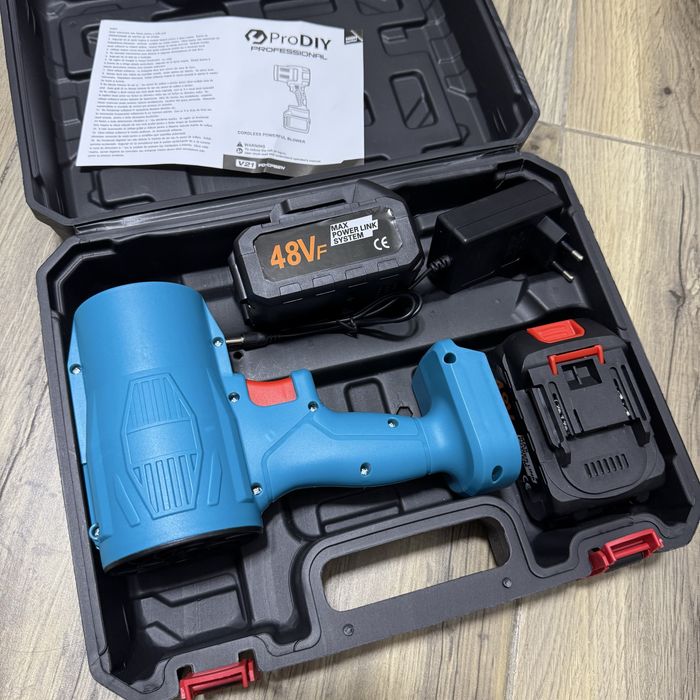 Kit suflantă cu 2 acumulatori