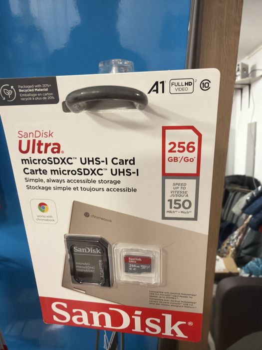 Card micro sd 256gb sandisk ultra microsdxc uhs-i a1 sigilat clasa 10