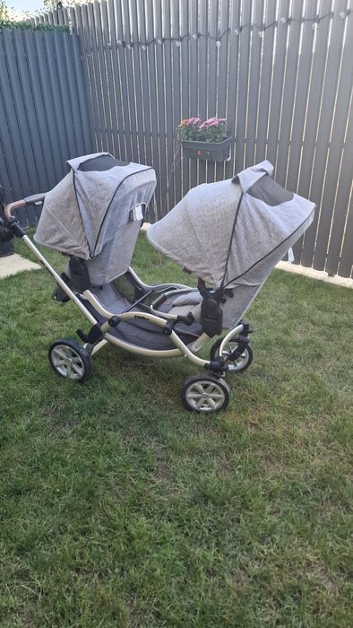 Carut gemeni ABC Design complet(scoici/landouri/parti sport/huse