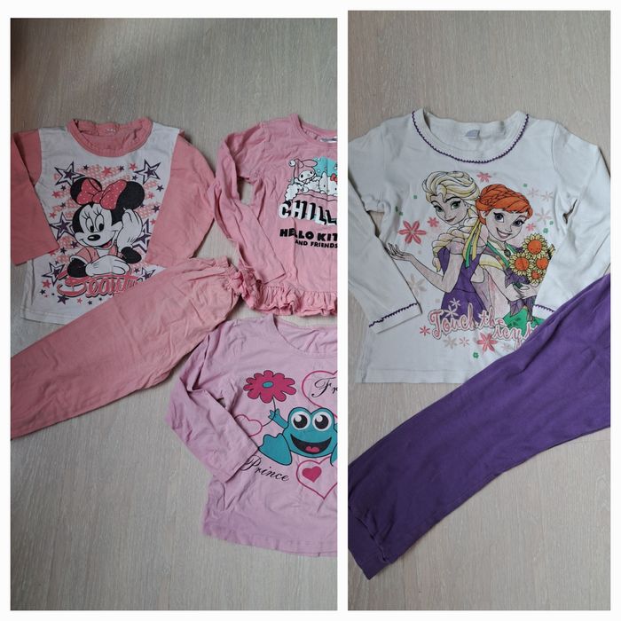 Пижами р-р 116/122 всичко 10 лв.