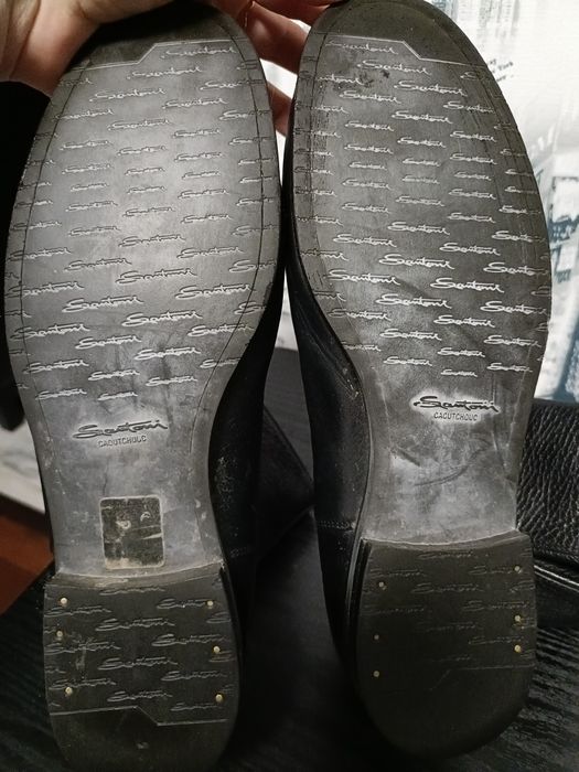 Ghete piele Santoni