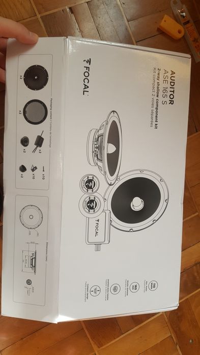 Авто колонки FOCAL Франция  120 w  110 w   93,5 db  16.5 диам