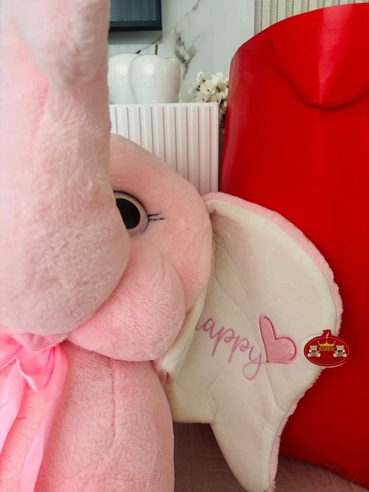 Нов Плюшен Слон на АМЕК- 65 см.