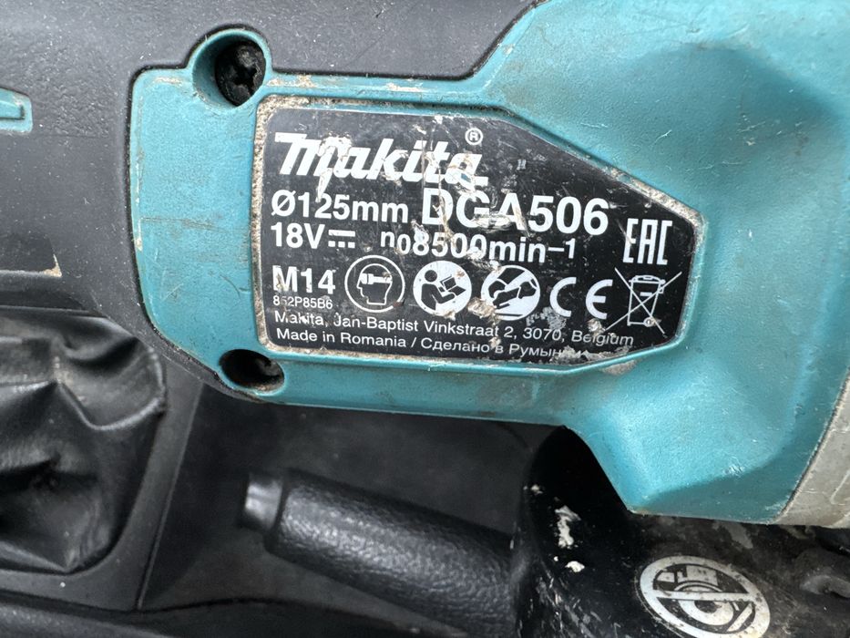 Makita ударен винтоверт, безчетков шлайф, зарядно и батерия 3ah