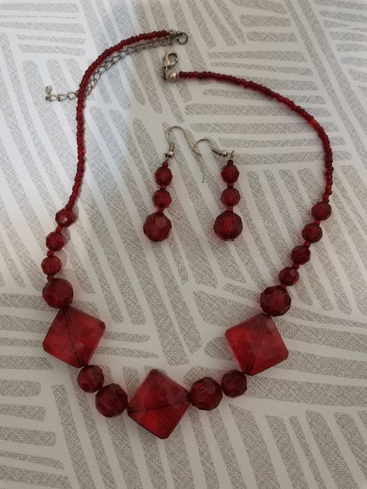 Серьги колье набор