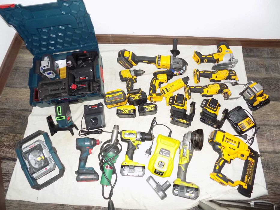 Scule  DeWalt , Ryobi , suflanta Leister , masina de insurubat Bosch 1/2