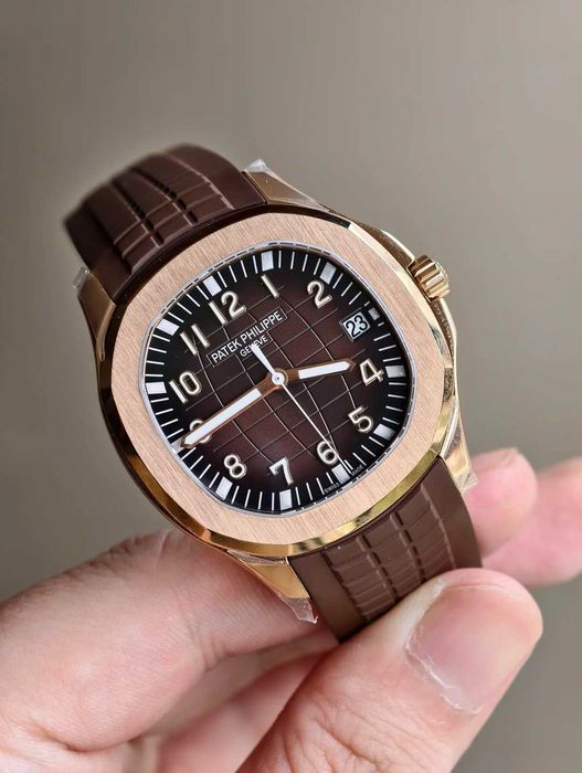 patek philippe nautilus brown кафяв