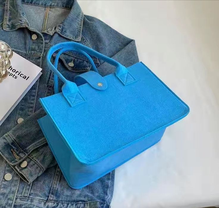 Сумка-шоппер из фетра для мини шоппинга