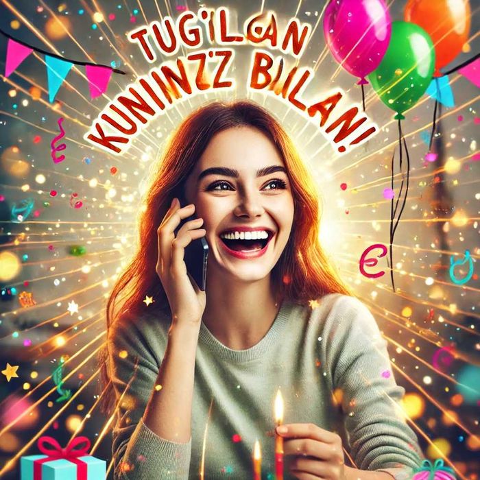 Тугилган кун табриги - табрик буюртма