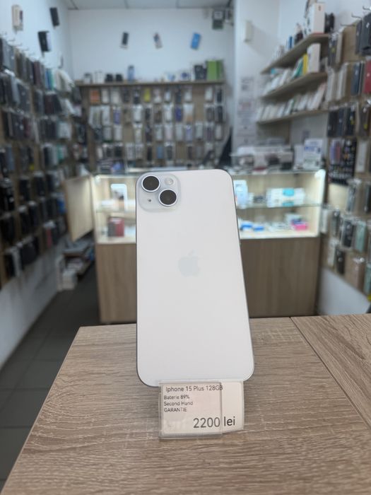 Iphone 15 Plus / 128GB / BlUE / Baterie 89% / Garantie 12 luni