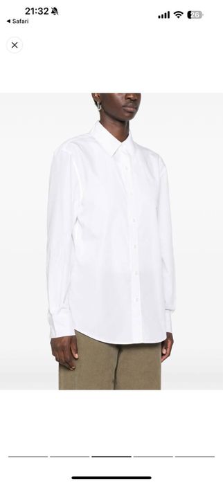 Белая рубашка от Calvin Klein