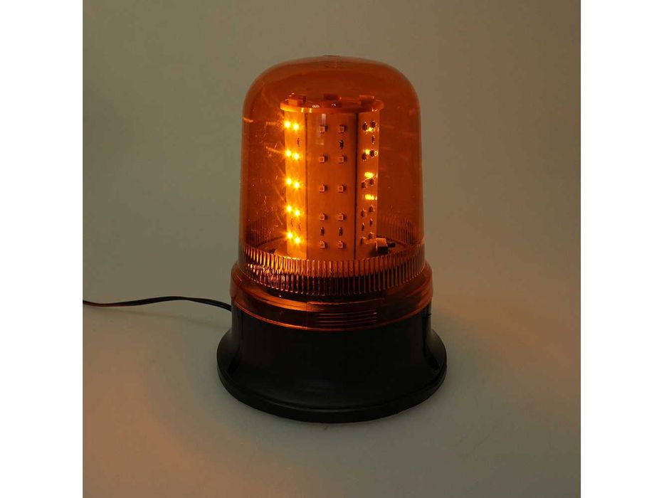 Girofar LED fix 12-24V – lampă avertizare auto portocalie
