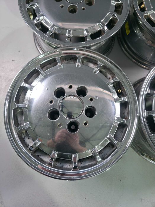 4 Jante Alain 5x112 14'' OEM Mercedes S-Class W126 W166 / SL W107 W123 / Chrome OEM USA ! JANTE EXTREM DE RARE !