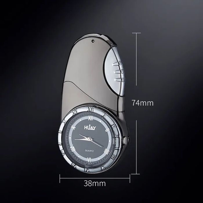 Bricheta anti vant cu ceas quartz functional