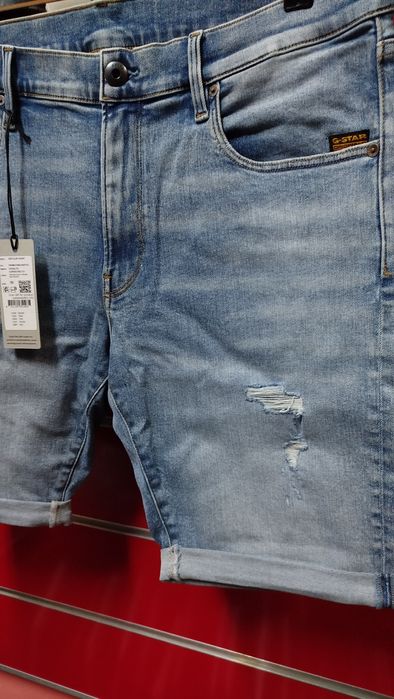 Къси дънки G-Star Raw 3301 Slim W36 , W38 нови мъжки оригинални