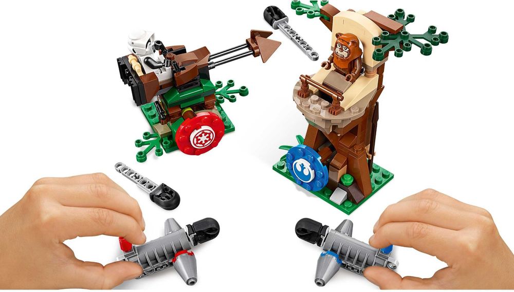 LEGO Star Wars 75238 - Asaltul Endor - Ewok vs Scout -NOU