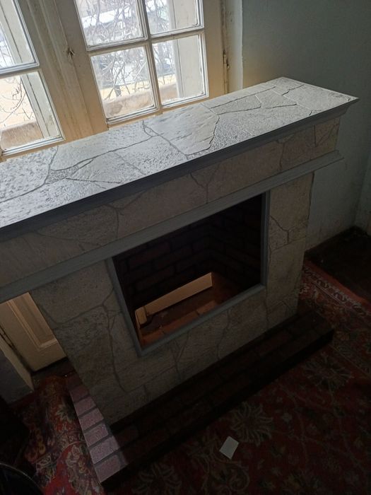 Șemineu decorativ lemn