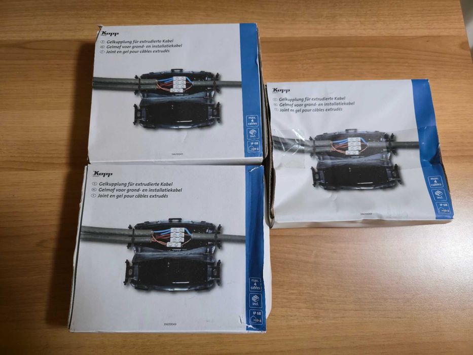 Conector cablu gel, 165 x 36 x 62 mm, 3 buc. | negociabil