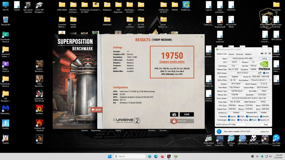 PC gaming i7 14700f, 32GB DDR4, RTX 4060, NVMe 1TB