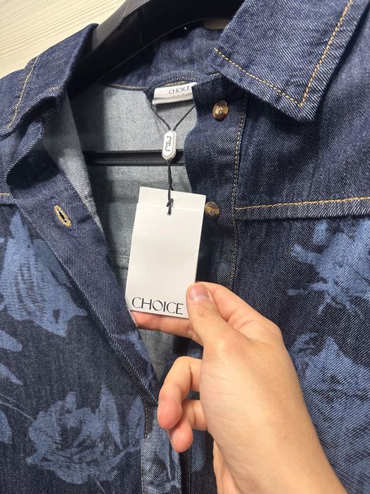 Джинсовое платье