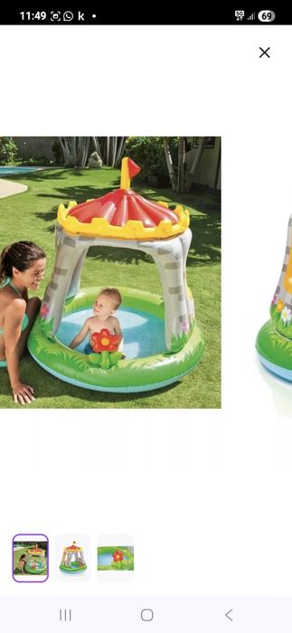 Надувной бассейн "Замок"