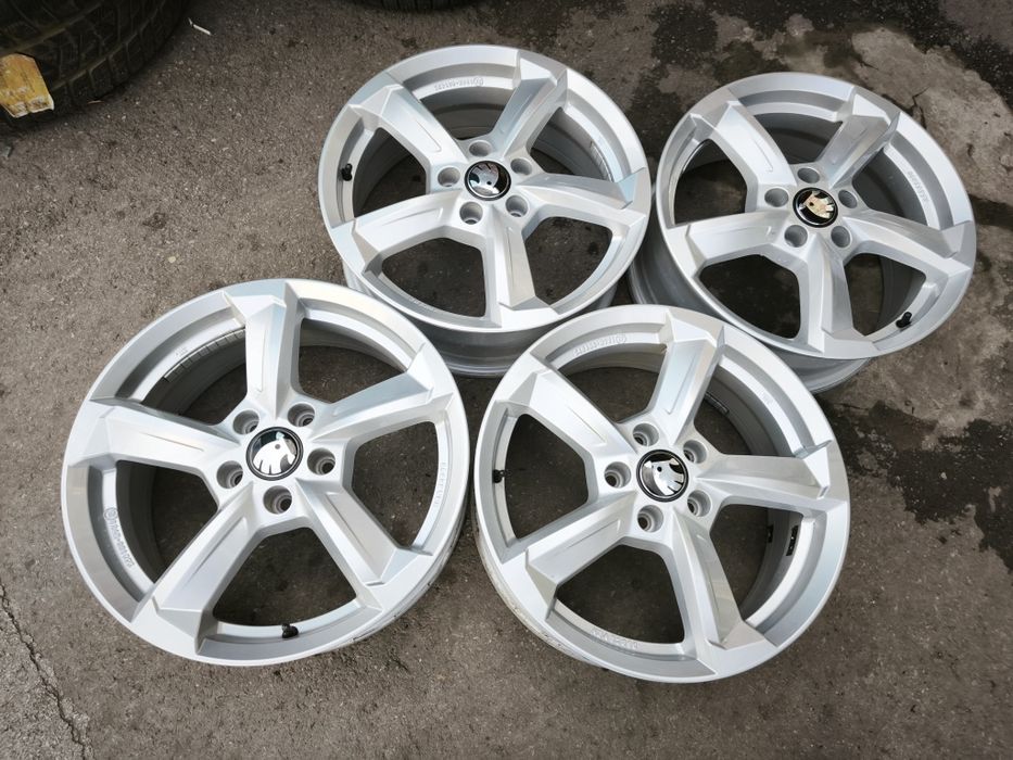 17" оригинални алуминиеви джанти за Skoda Octavia...