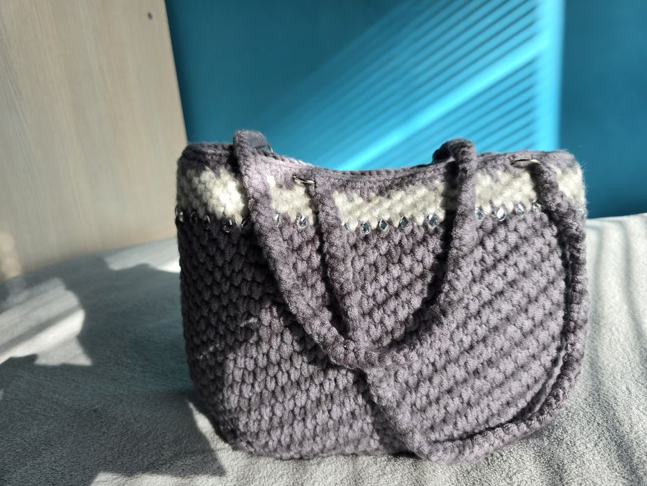 Дамски чанти ръчно плетени - 3 бр.