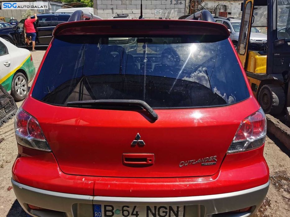 Hayon Haion Portbagaj Dezechipat Cu Luneta Geam Sticla Mitsubishi Outlander 2003 - 2008 Culoare Rio Red Metallic R20 R20B [0591]
