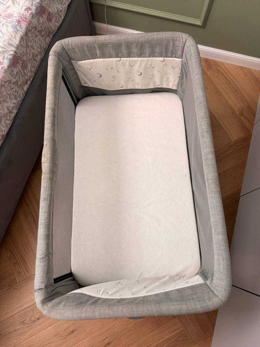 Joie манеж кроватка люлька ROOMIE GLIDE Foggy Gray