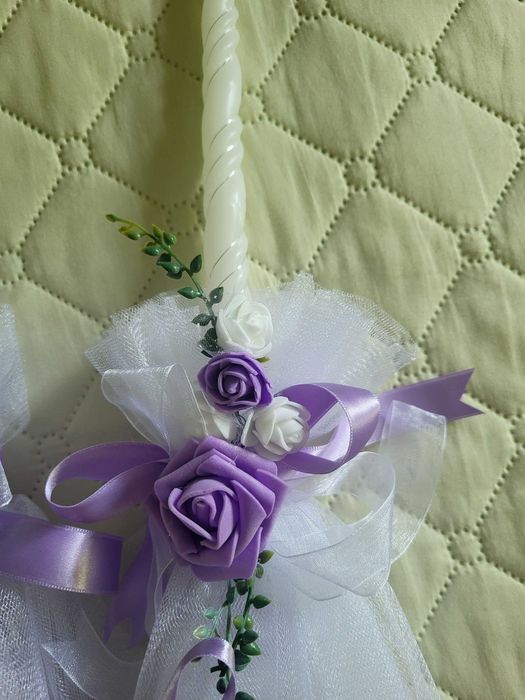 Сватбена кошница и ритуални свещи