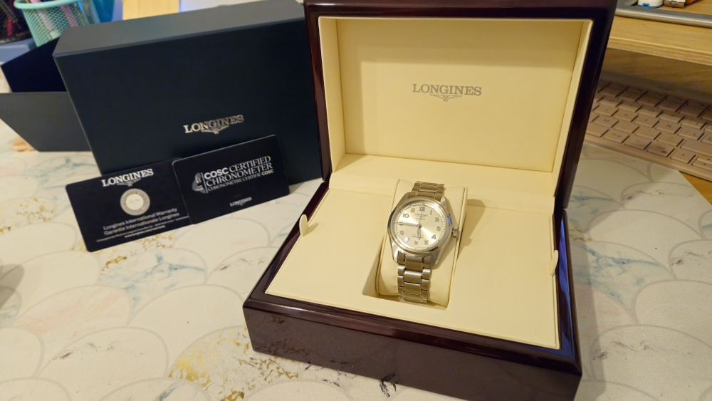 Ceas Longines Spirit 37mm Champagne Nou