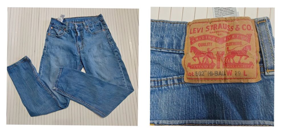 Нови дънки с различни размери и марки