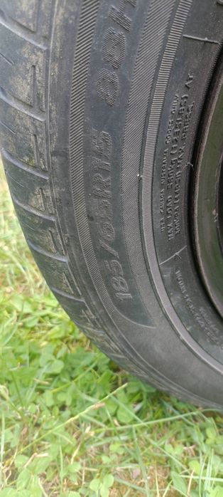 Vând 4 JANTE oțel cu anvelope, compatibile Hyundai/Kia