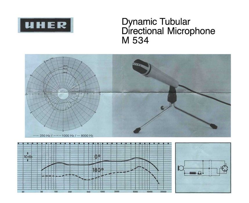 Vand set microfoane UHER M534